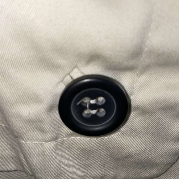 Vertigo Paris Womens Cropped Blazer Jacket Size XL Tan Creme  Button Front Lined - Picture 8 of 10